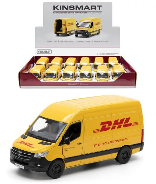 Mercedes Benz Sprinter DHL Escala 1/48 Kinsmart