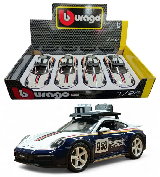 Porsche 911 Dakar - Escala 1/24 - Burago - (Sin caja)