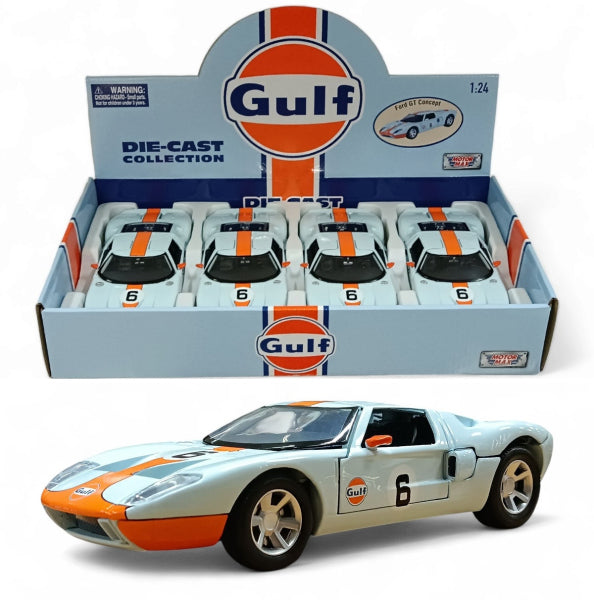 Ford GT Concept GULF - Escala 1/24 - Motormax (sin caja)