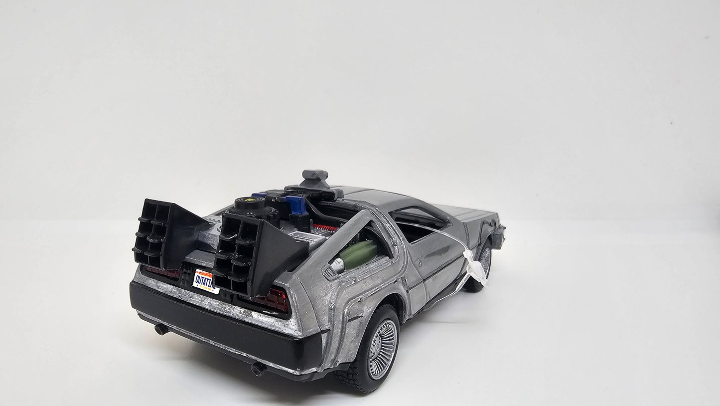 Auto Delorean Volver Al Futuro Parte I Time Machine 1/32 Marca JADA
