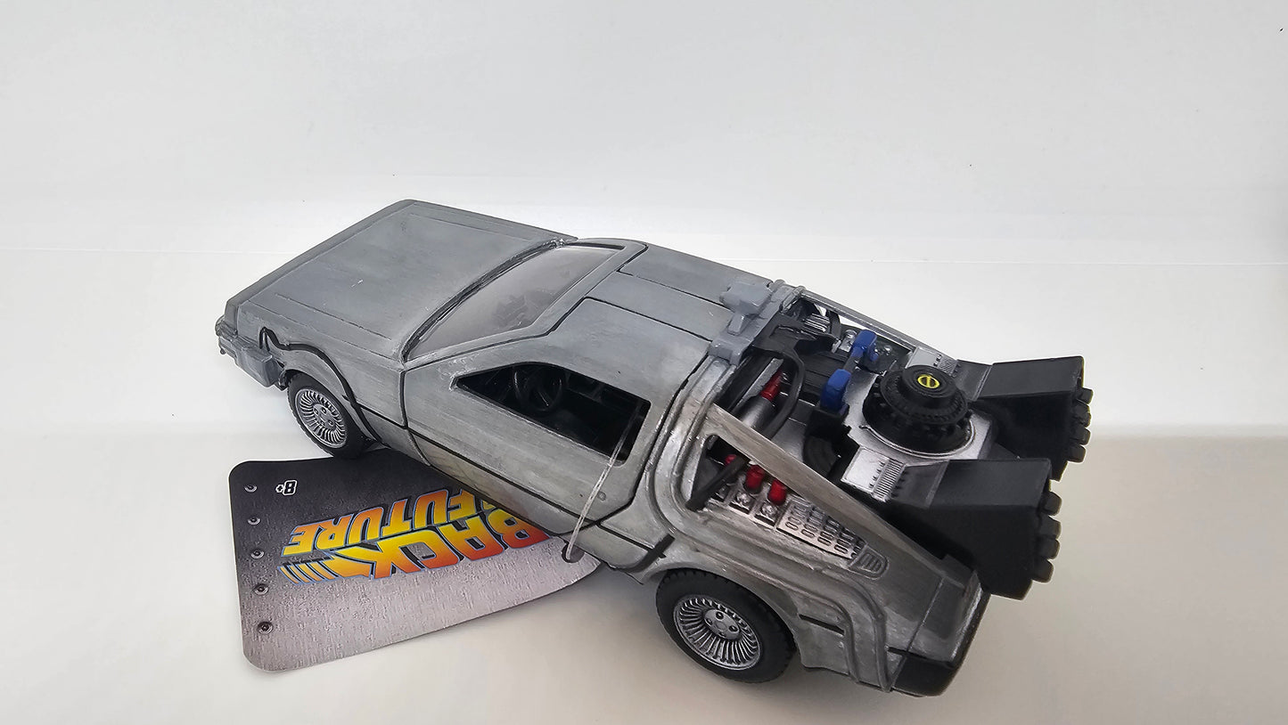 Auto Delorean Volver Al Futuro Parte I Time Machine 1/32 Marca JADA