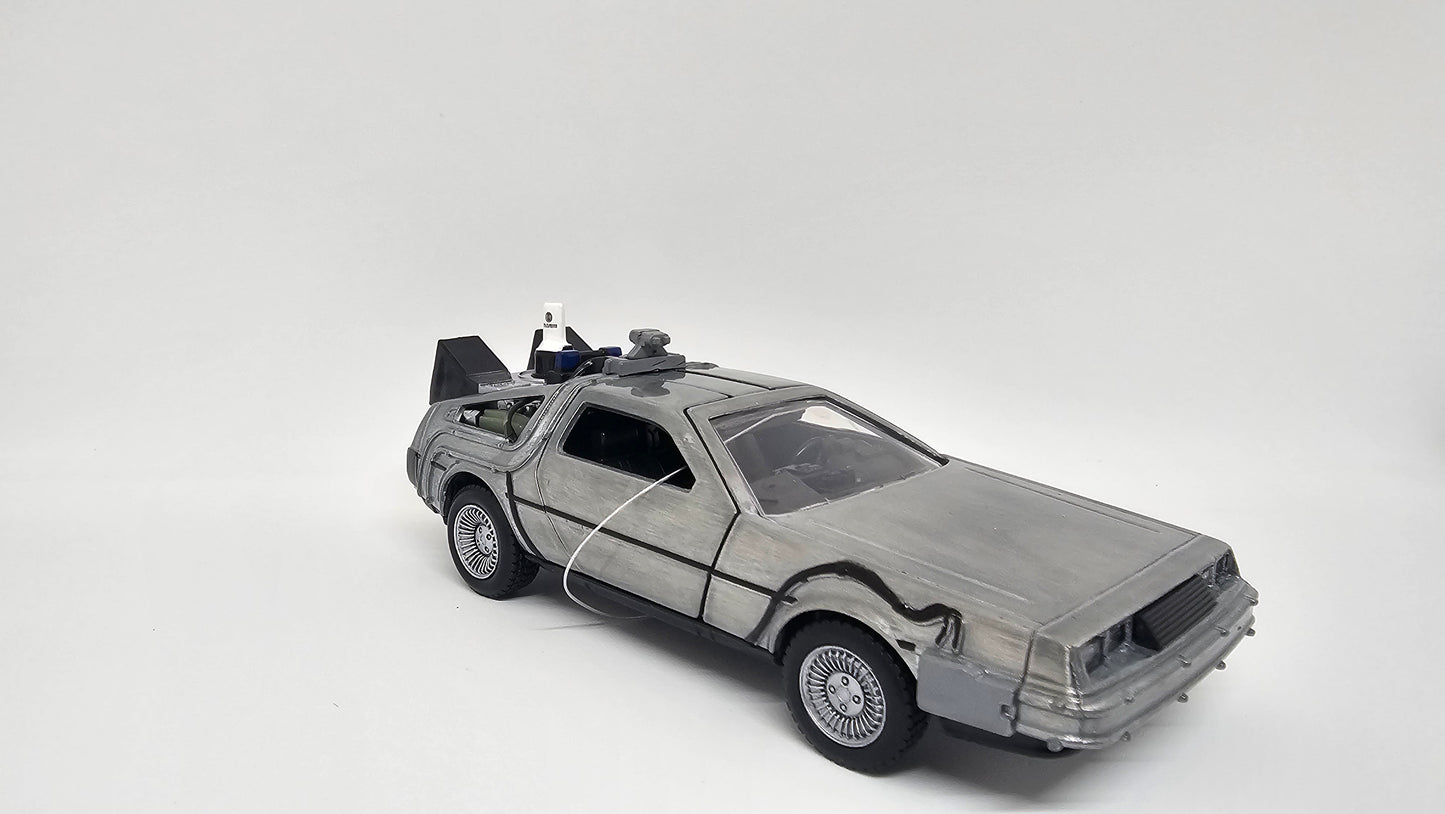 Auto Delorean Volver Al Futuro Parte II Time Machine 1/32 Marca JADA