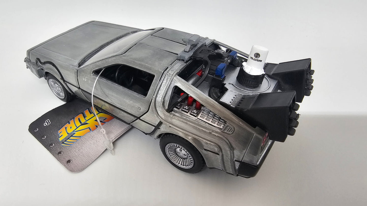 Auto Delorean Volver Al Futuro Parte II Time Machine 1/32 Marca JADA