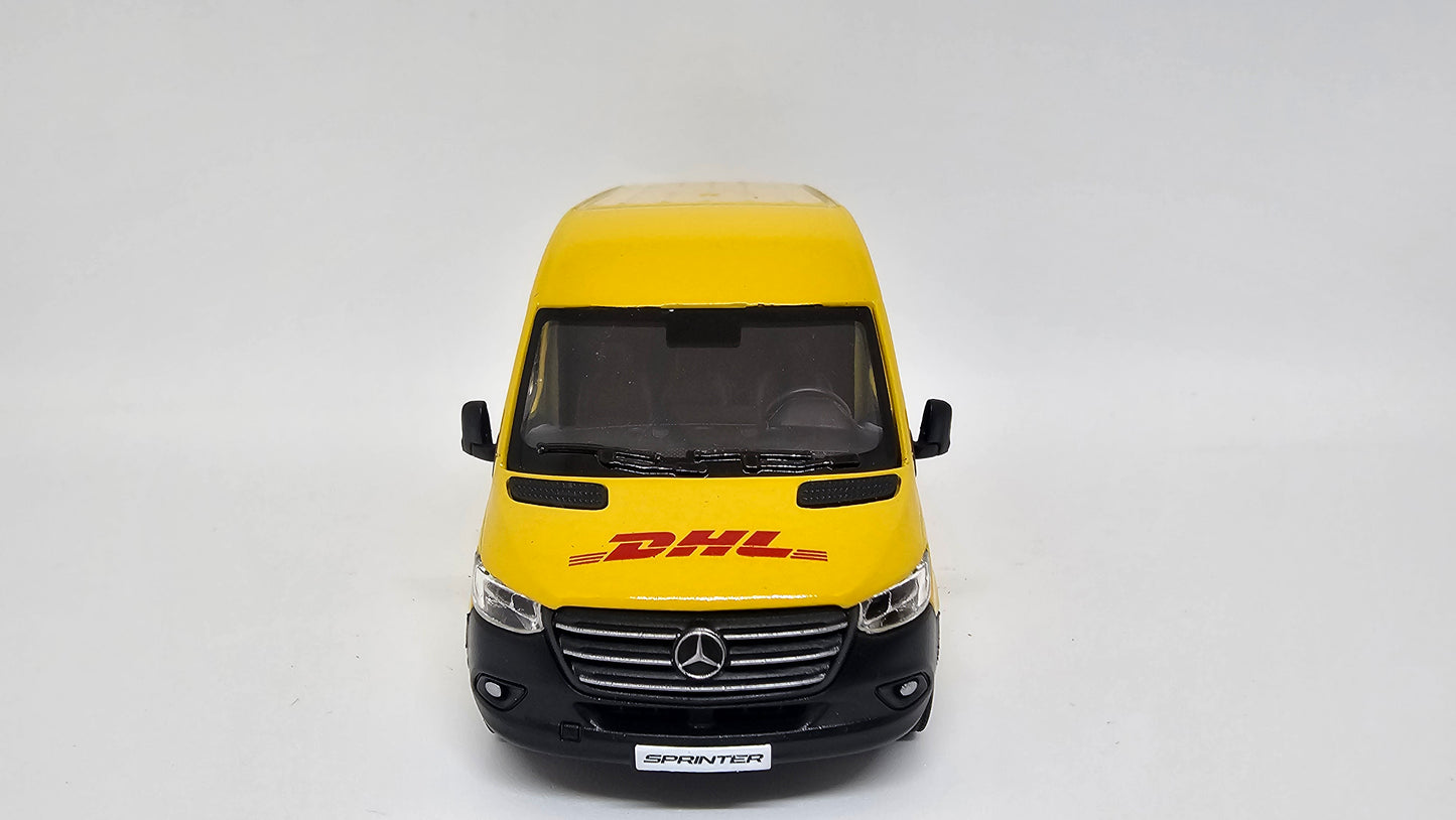 Mercedes Benz Sprinter DHL Escala 1/48 Kinsmart