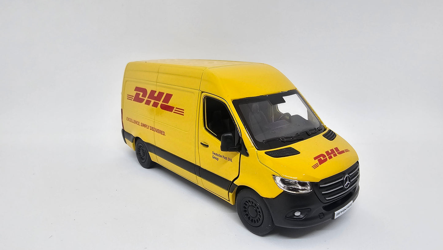 Mercedes Benz Sprinter DHL Escala 1/48 Kinsmart