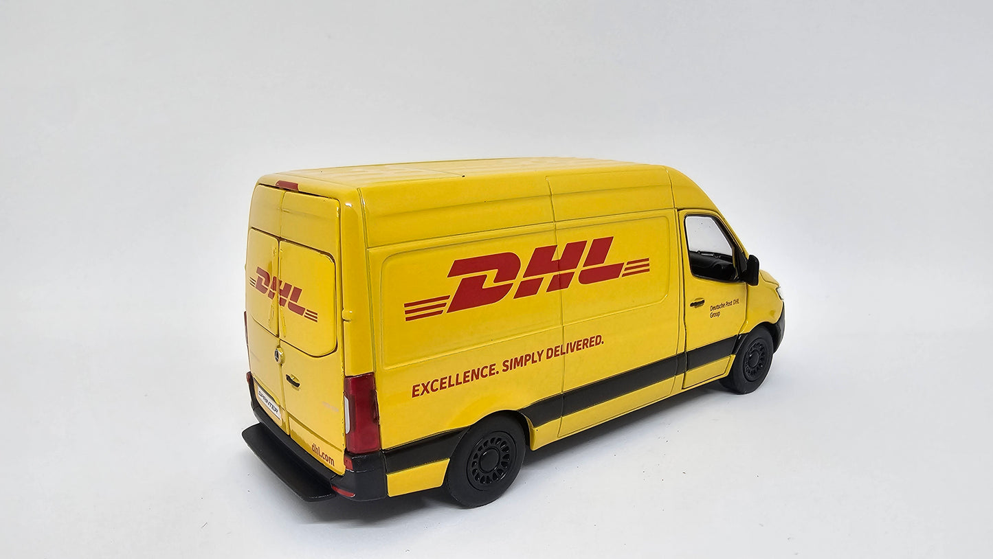Mercedes Benz Sprinter DHL Escala 1/48 Kinsmart