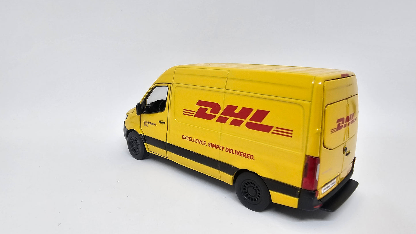 Mercedes Benz Sprinter DHL Escala 1/48 Kinsmart