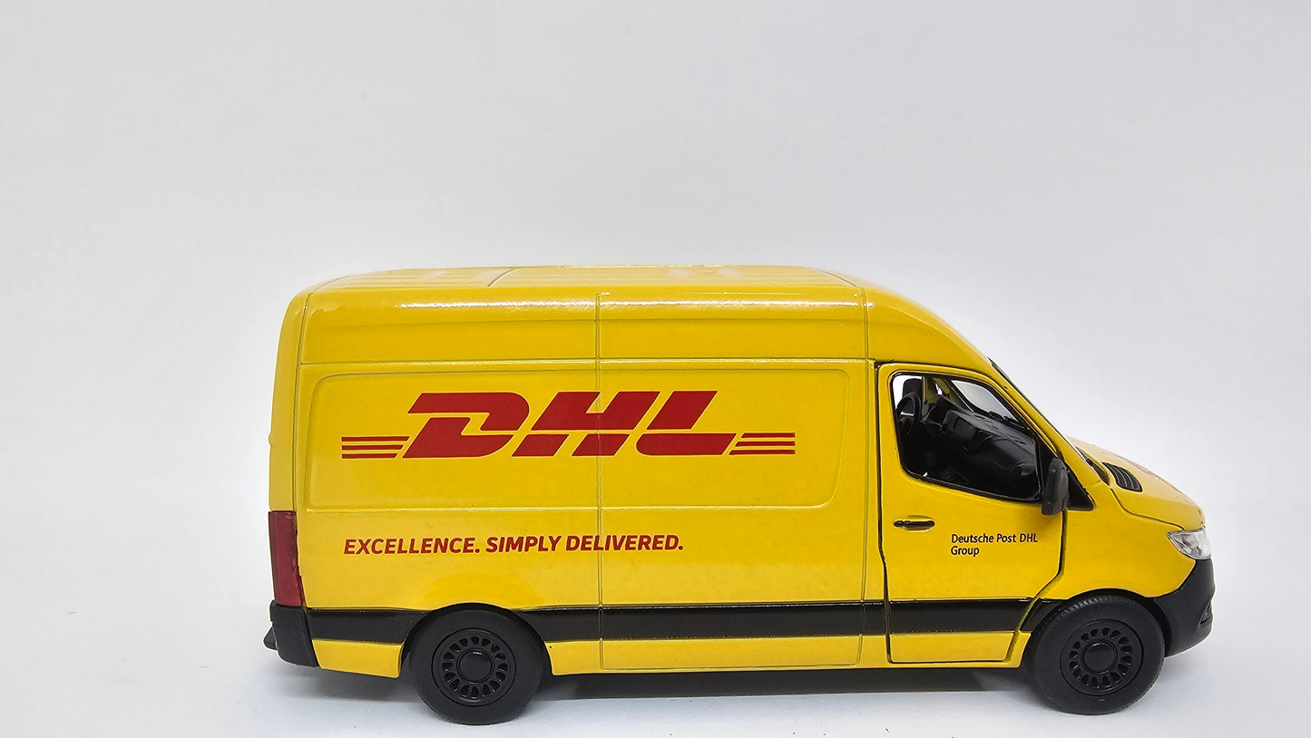 Mercedes Benz Sprinter DHL Escala 1/48 Kinsmart