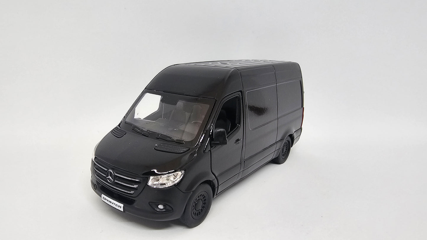 Mercedes Benz Sprinter Furgon Techo Alto Escala 1/48 Kinsmart