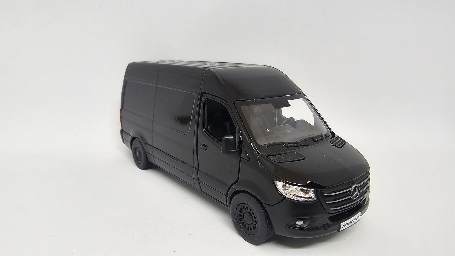 Mercedes Benz Sprinter Furgon Techo Alto Escala 1/48 Kinsmart