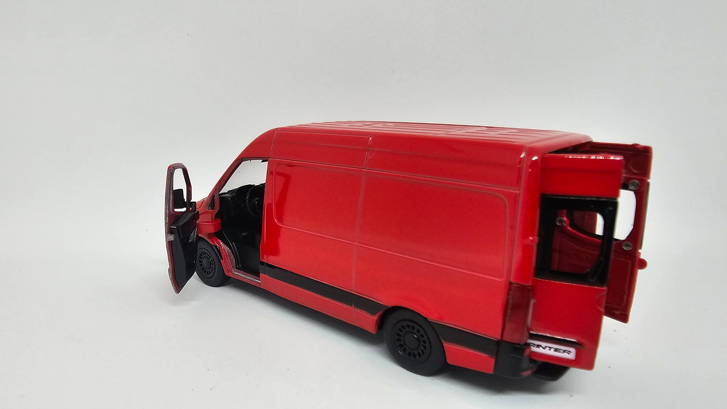 Mercedes Benz Sprinter Furgon Techo Alto Escala 1/48 Kinsmart