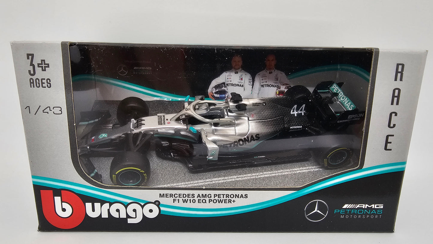 Mercedes AMG F1 W10 EQ POWER+ #44 Hamilton - 2019 - F1 Burago Escala 1/43