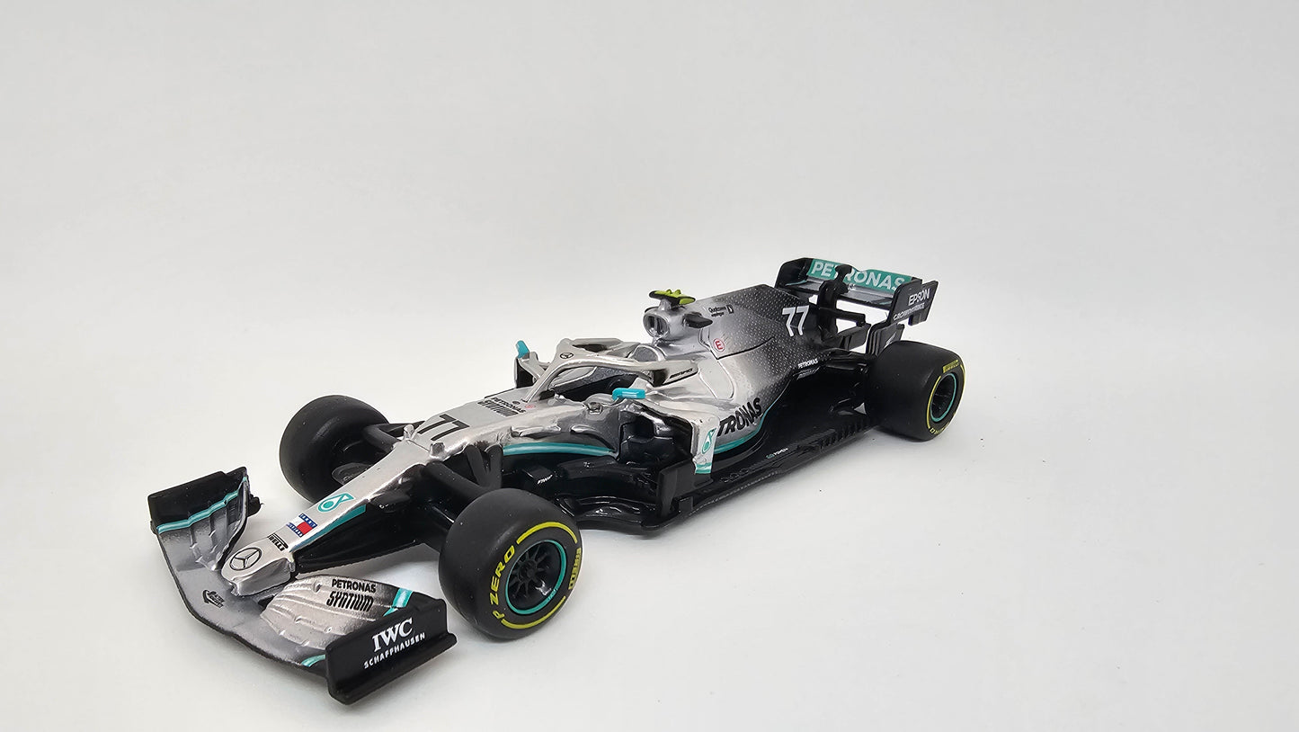 Mercedes AMG F1 W10 EQ POWER+ #77 Valtteri Bottas - 2019 - F1 Burago Escala 1/43