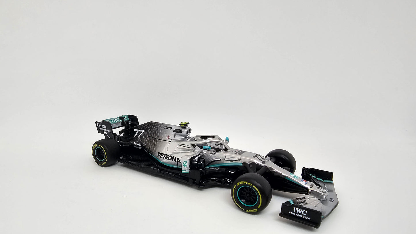 Mercedes AMG F1 W10 EQ POWER+ #77 Valtteri Bottas - 2019 - F1 Burago Escala 1/43