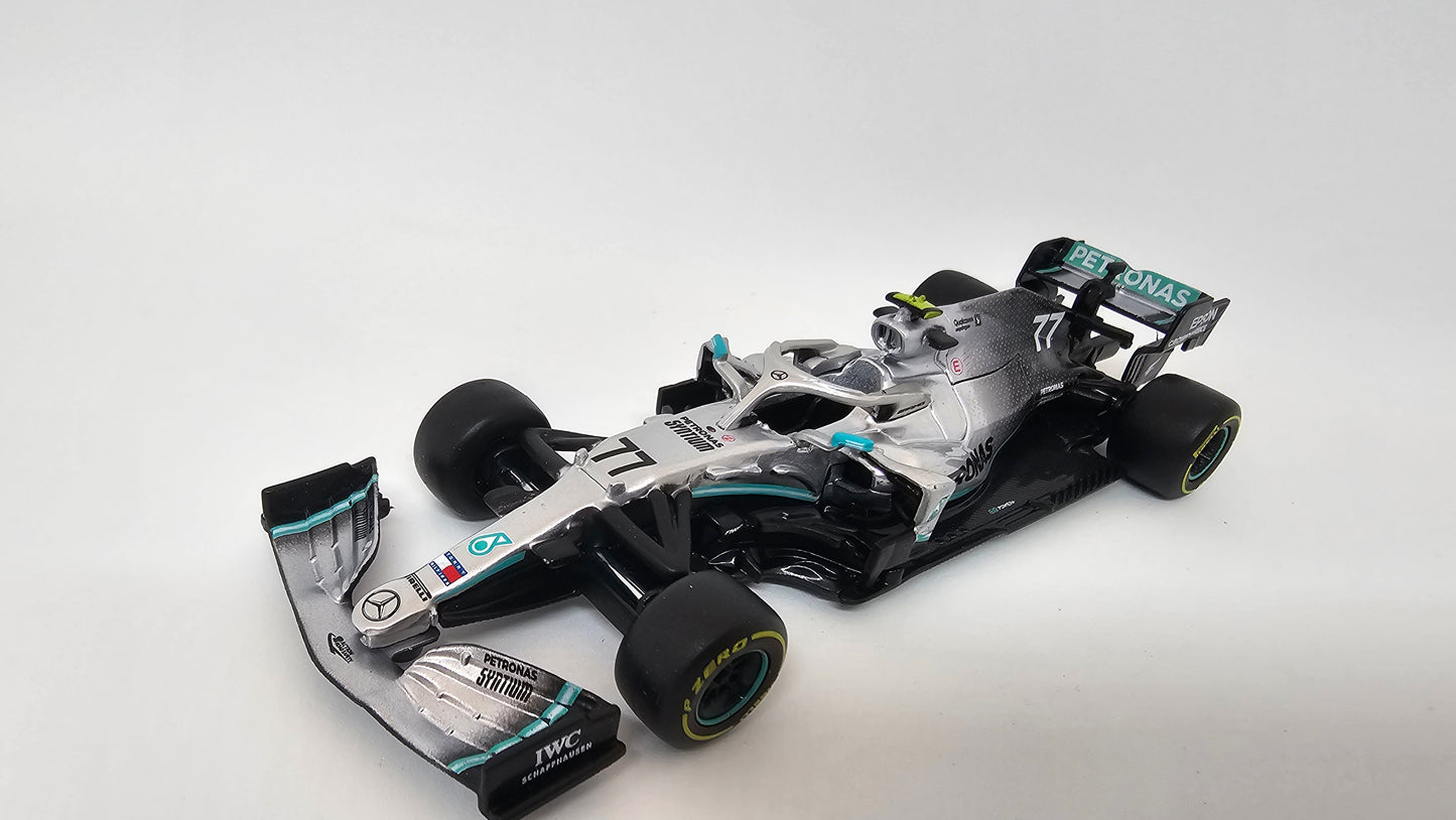 Mercedes AMG F1 W10 EQ POWER+ #77 Valtteri Bottas - 2019 - F1 Burago Escala 1/43