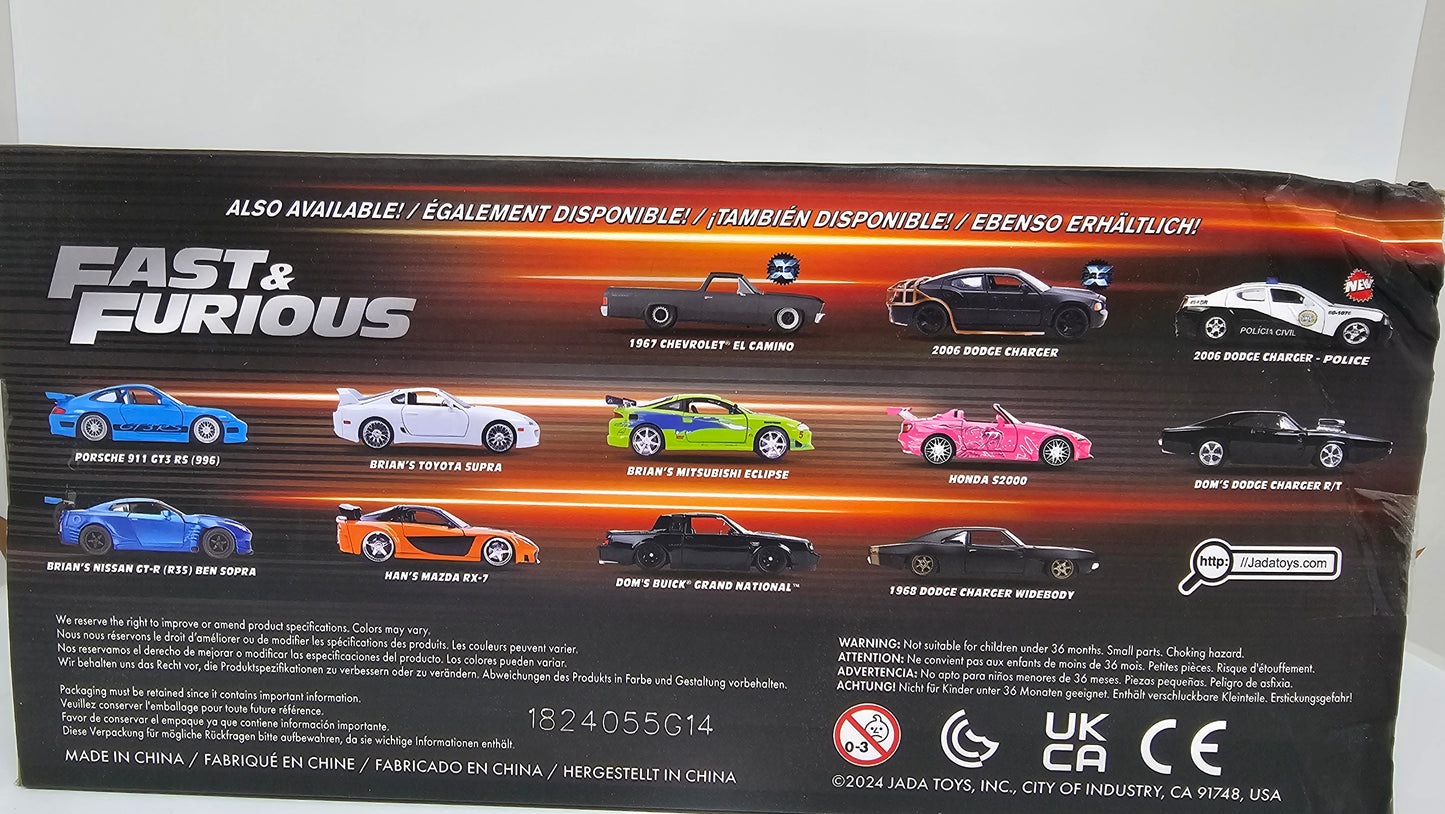 Mitsubishi Eclipse de Brian - "RAPIDO Y FURIOSO 1" - Escala 1/24 - Jada