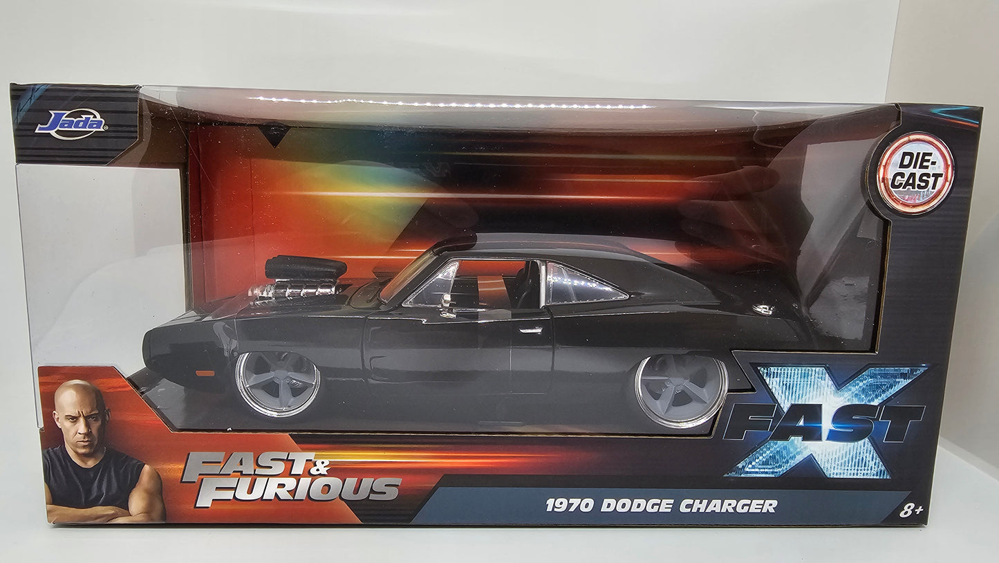 Dodge Charger 1970 de Dominic Toretto - "RAPIDO Y FURIOSO" - Escala 1/24 - Jada
