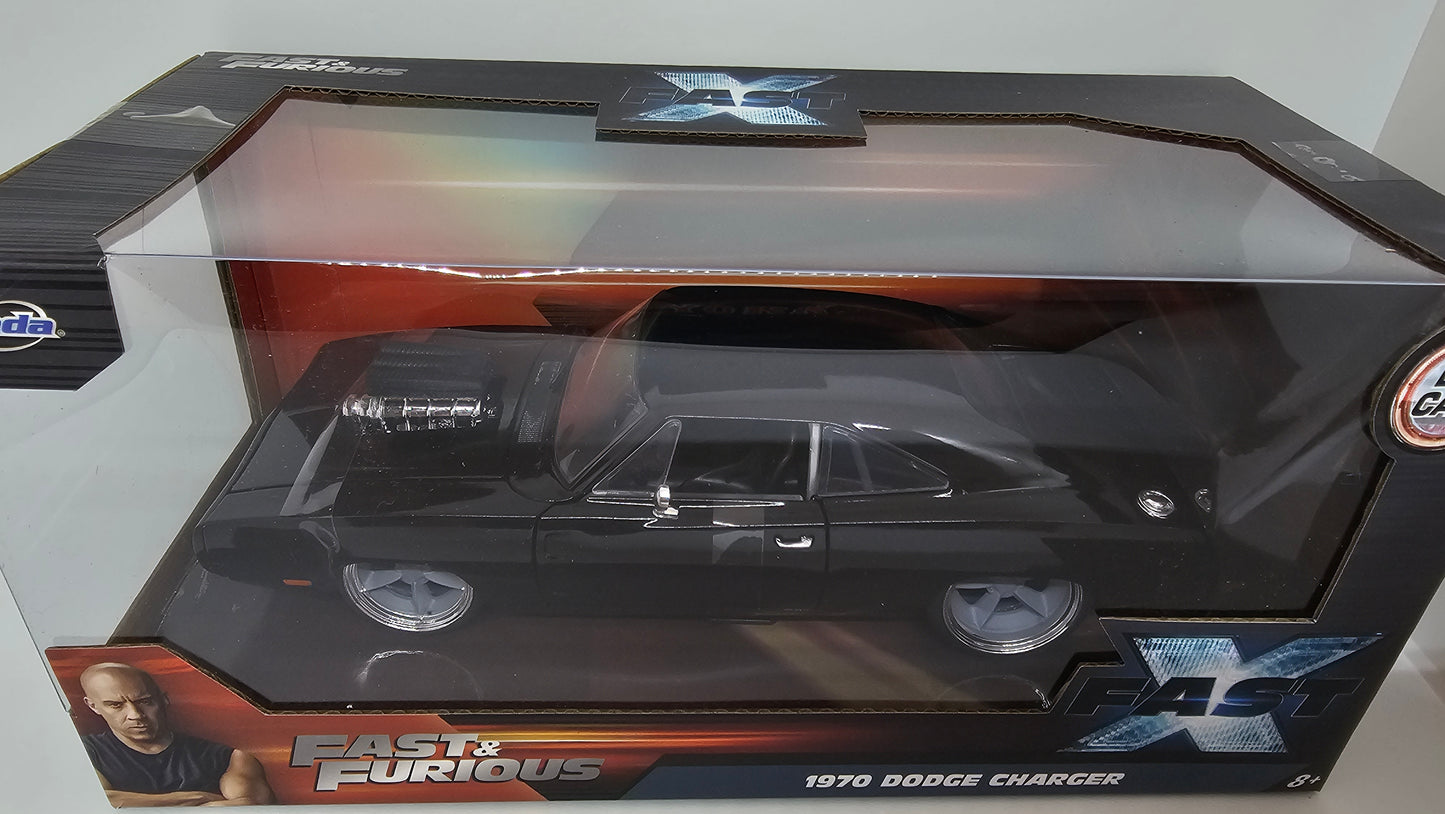 Dodge Charger 1970 de Dominic Toretto - "RAPIDO Y FURIOSO" - Escala 1/24 - Jada