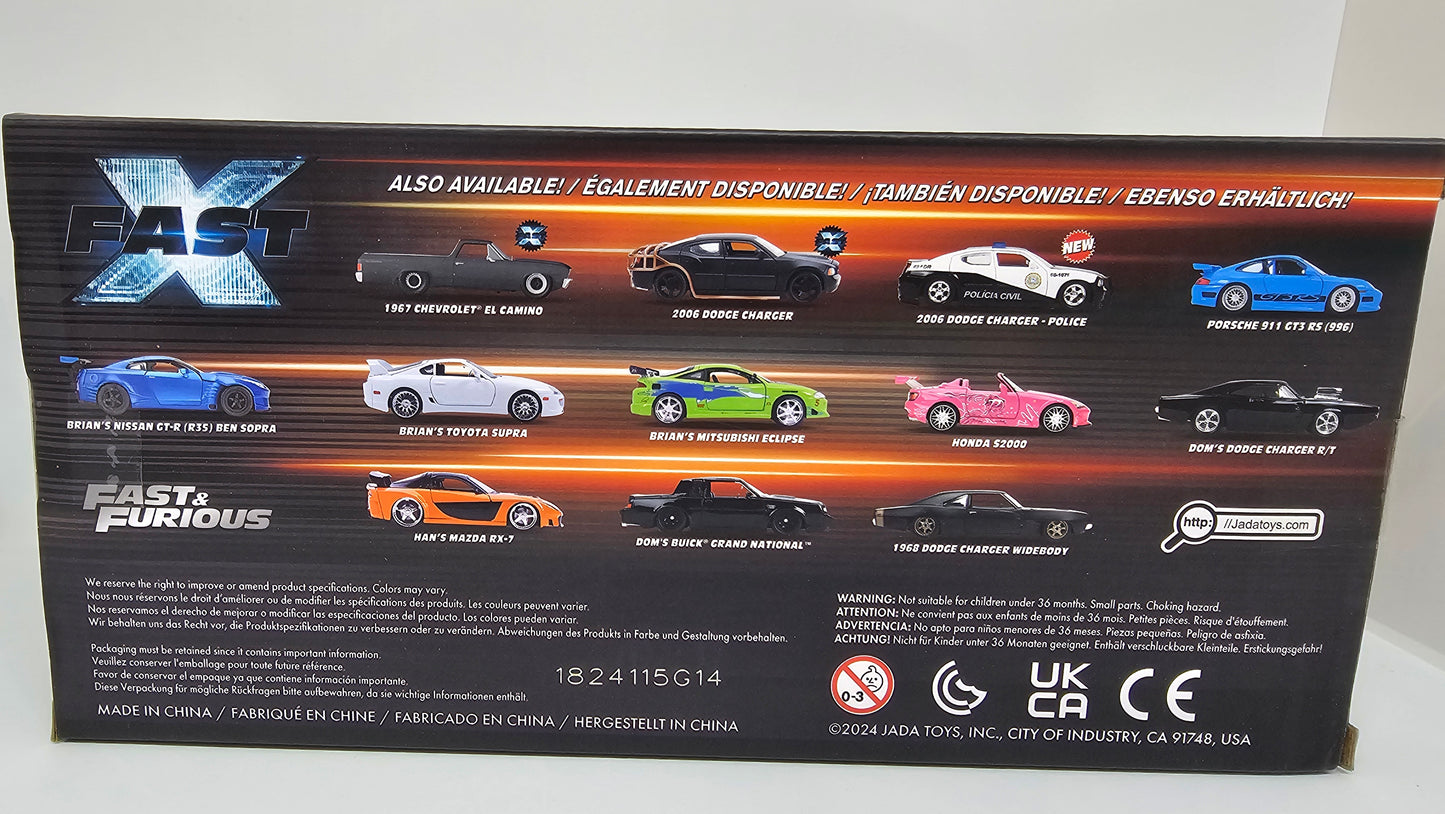 Dodge Charger 1970 de Dominic Toretto - "RAPIDO Y FURIOSO" - Escala 1/24 - Jada