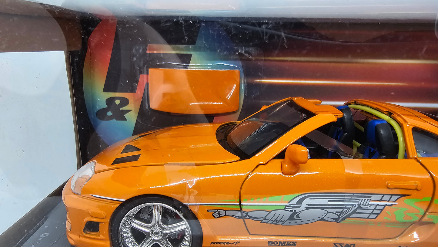 Toyota Supra 1995 de Brian - "RAPIDO Y FURIOSO" - Escala 1/24 - Jada
