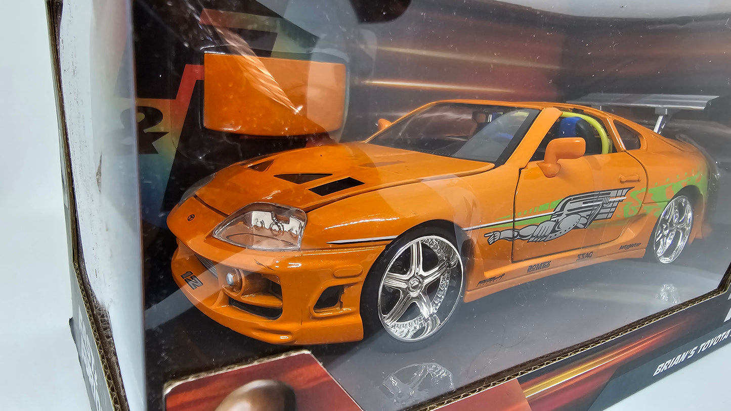 Toyota Supra 1995 de Brian - "RAPIDO Y FURIOSO" - Escala 1/24 - Jada