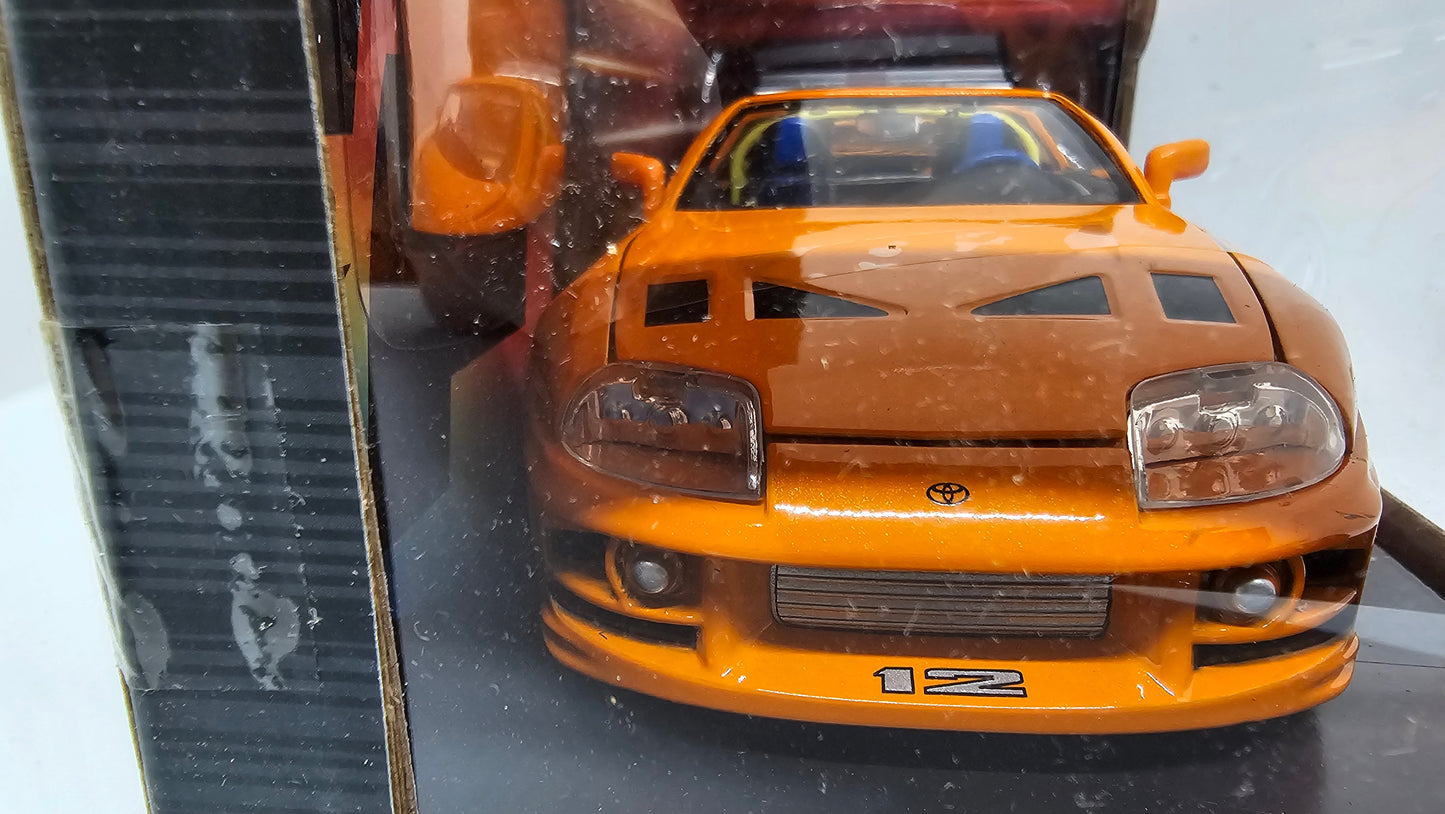 Toyota Supra 1995 de Brian - "RAPIDO Y FURIOSO" - Escala 1/24 - Jada