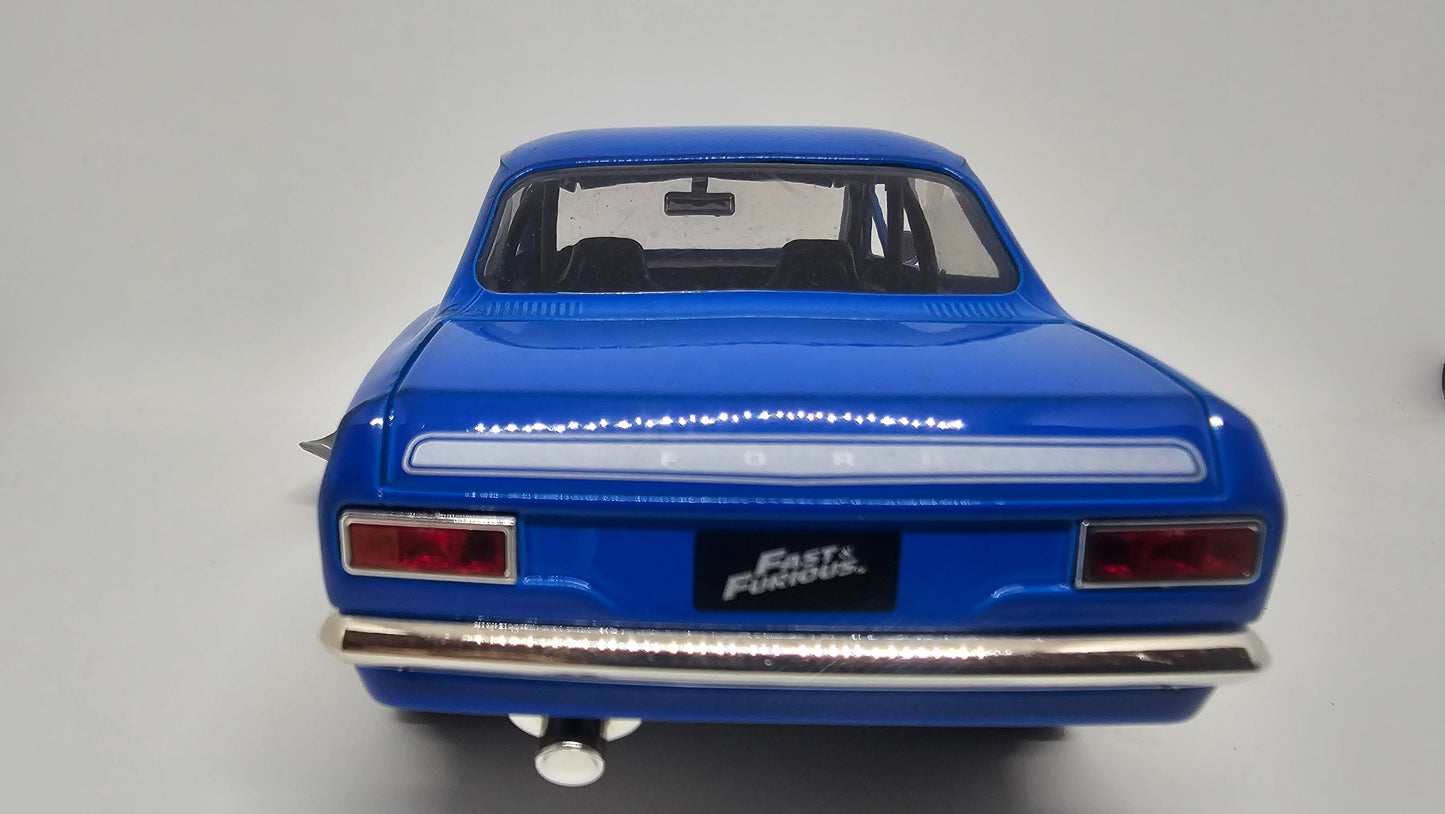 Ford Escort MK1 RS1600 1970 de Brian - "RAPIDO Y FURIOSO 6" - Escala 1/24 - Jada (sin caja)