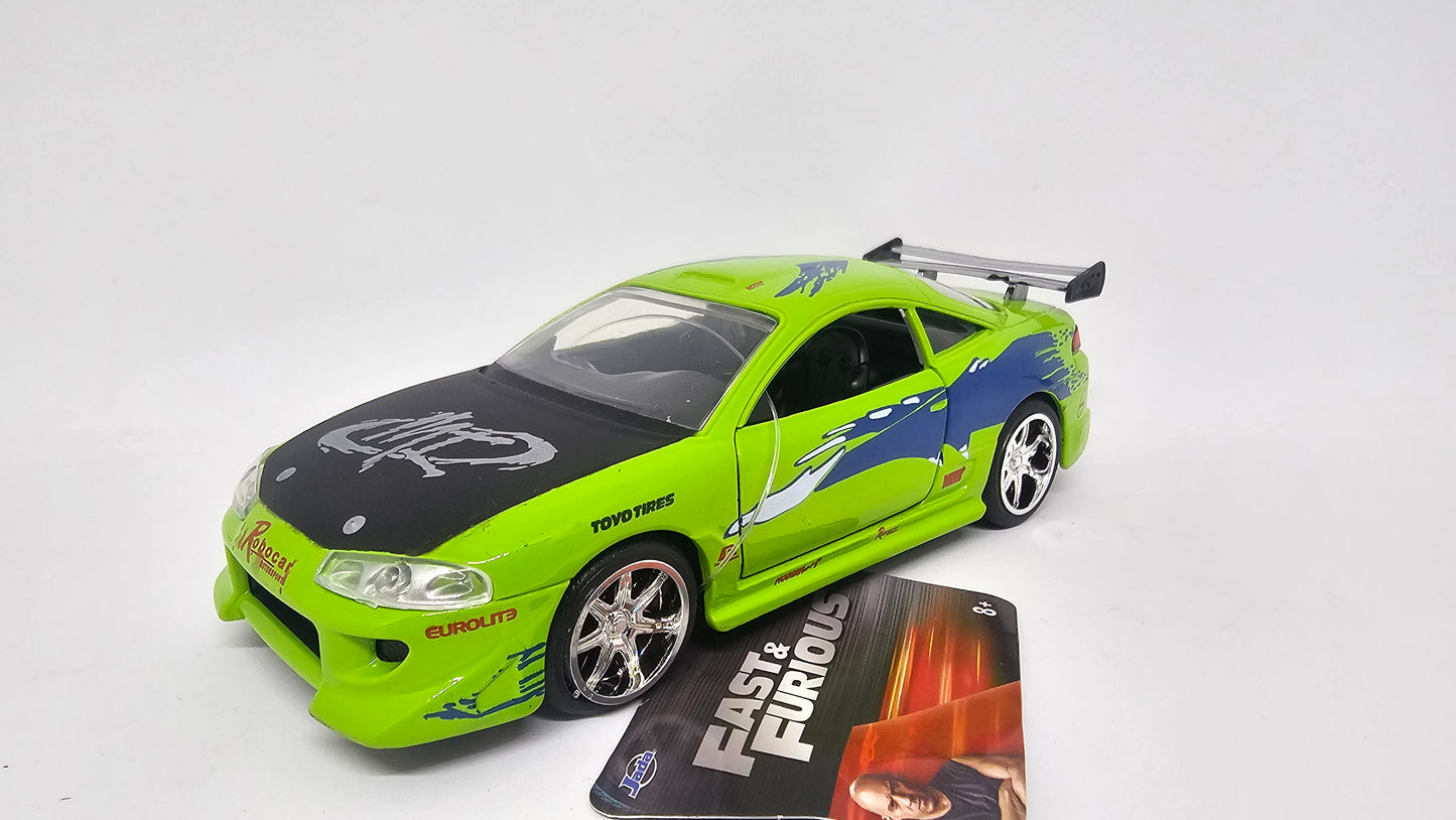 Mitsubishi Eclipse de Brian - "RAPIDO Y FURIOSO" - Escala 1/32 - Jada