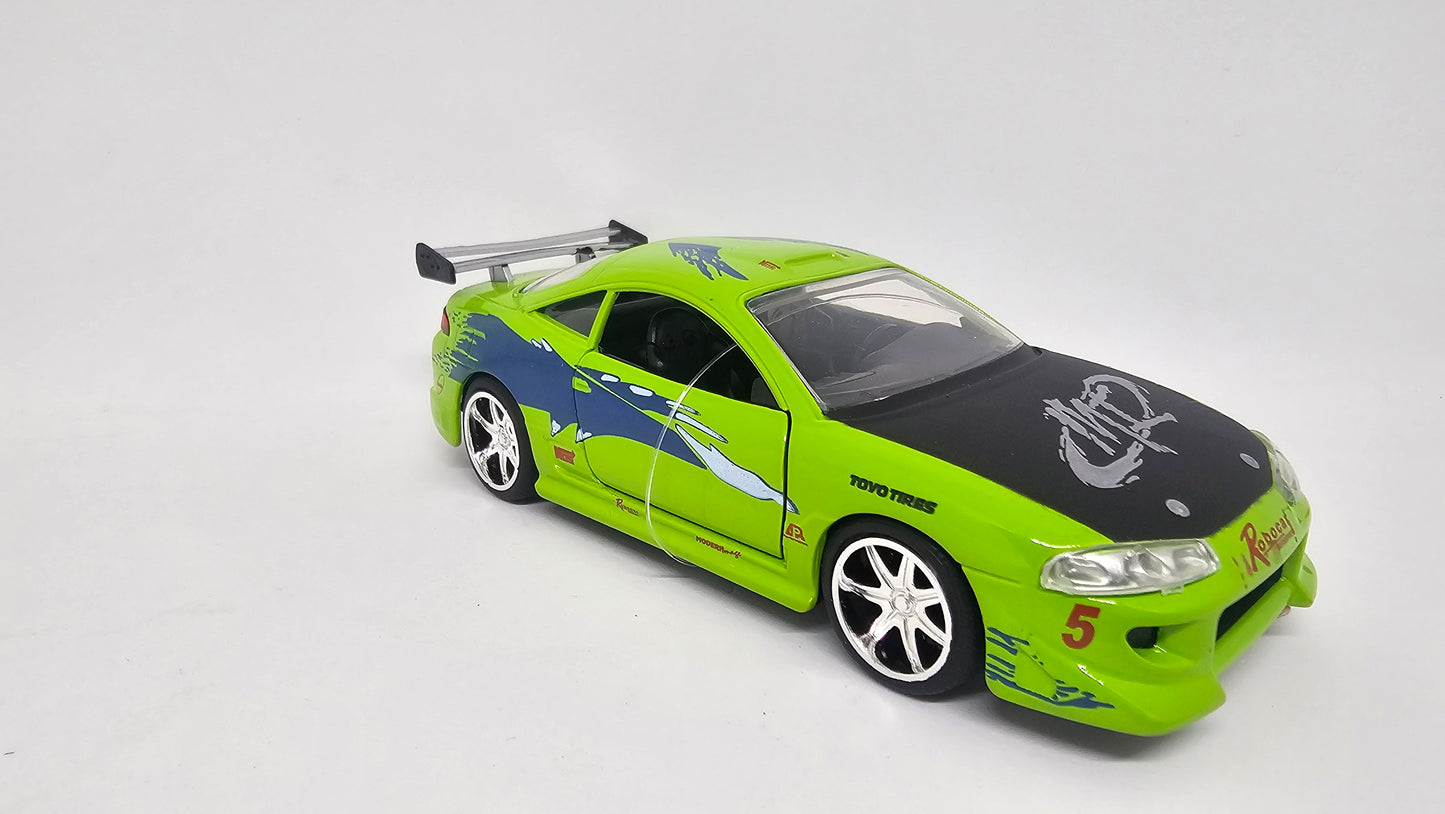 Mitsubishi Eclipse de Brian - "RAPIDO Y FURIOSO" - Escala 1/32 - Jada
