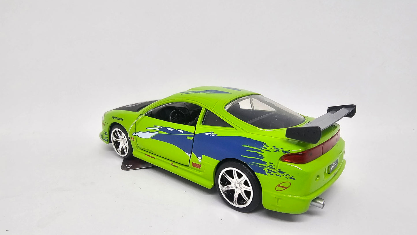 Mitsubishi Eclipse de Brian - "RAPIDO Y FURIOSO" - Escala 1/32 - Jada