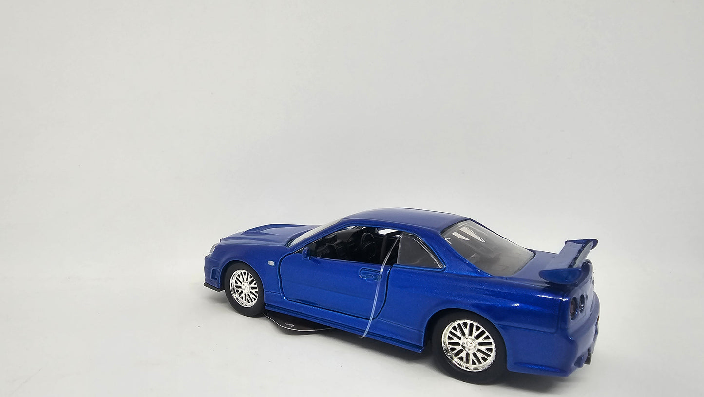 Nissan Skyline GT-R R34 2002 de Brian O´Conner - "RAPIDO Y FURIOSO" - Escala 1/32 - Jada