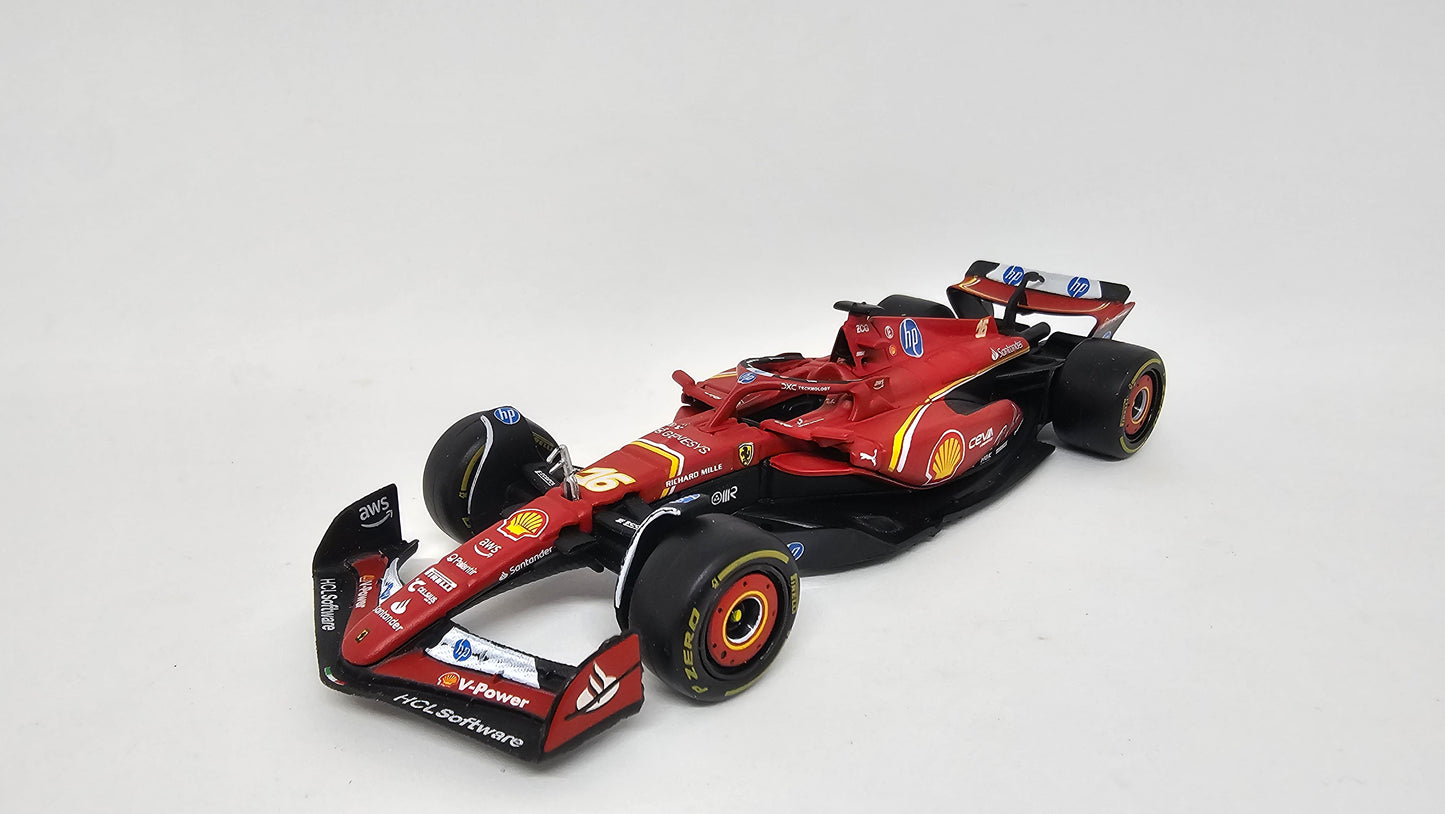 Ferrari F1 SF24 #16 Charles Leclerc - 2024 - F1 Burago Escala 1/43