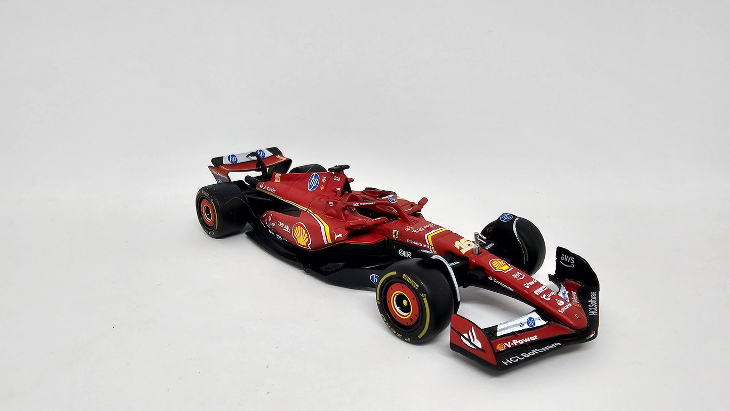 Ferrari F1 SF24 #16 Charles Leclerc - 2024 - F1 Burago Escala 1/43