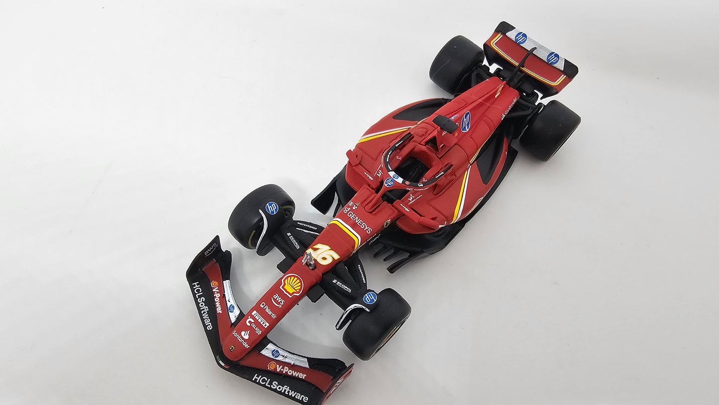 Ferrari F1 SF24 #16 Charles Leclerc - 2024 - F1 Burago Escala 1/43