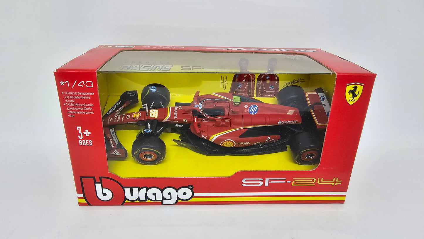Ferrari F1 SF24 #55 Carlos Sainz - 2024 - F1 Burago Escala 1/43