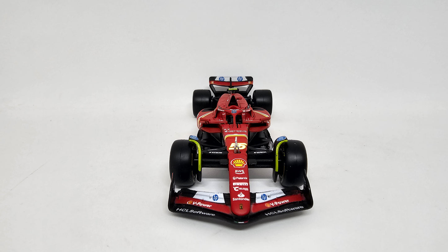 Ferrari F1 SF24 #55 Carlos Sainz - 2024 - F1 Burago Escala 1/43