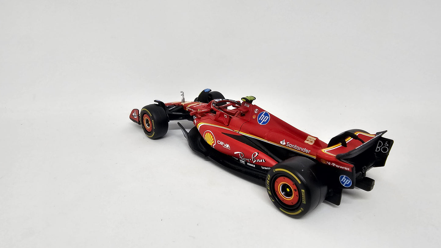 Ferrari F1 SF24 #55 Carlos Sainz - 2024 - F1 Burago Escala 1/43