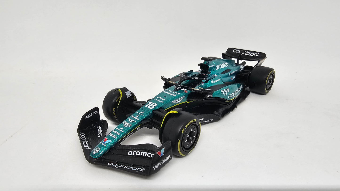 Aston Martin Cognizant Formula 1 Team AMR23 #18 Lance Stroll - 2023 - F1 Burago Escala 1/43