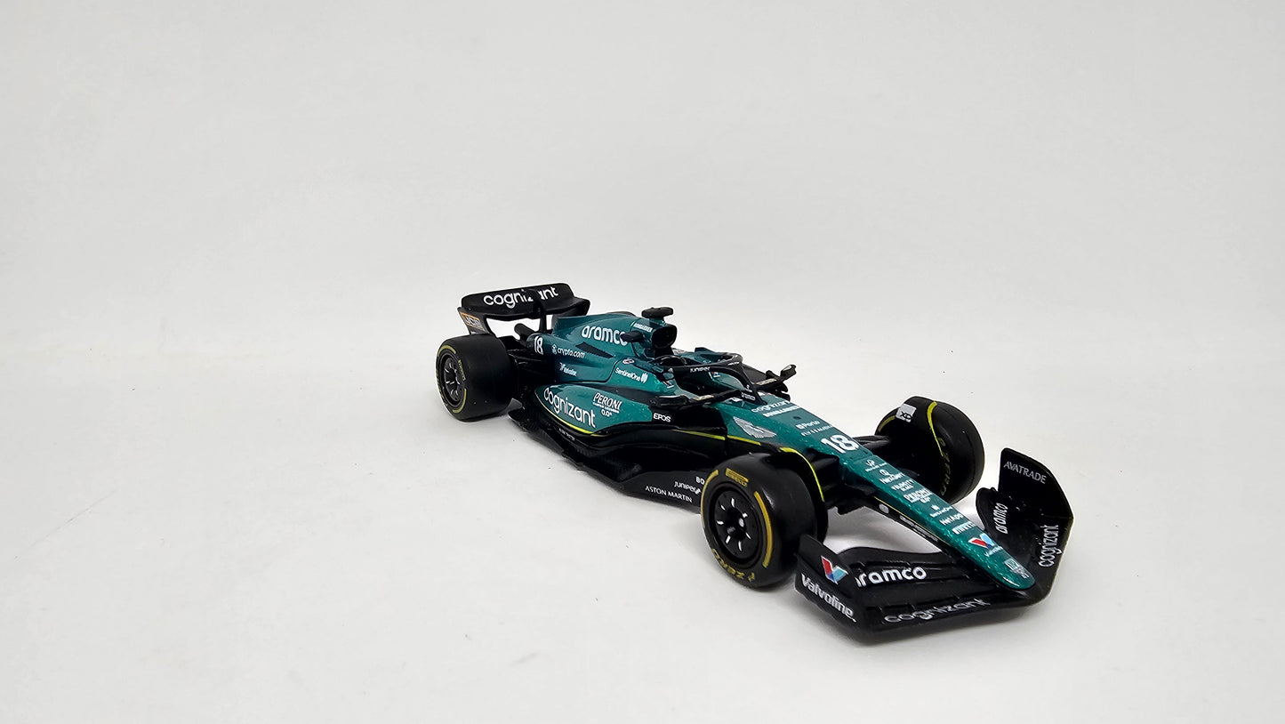 Aston Martin Cognizant Formula 1 Team AMR23 #18 Lance Stroll - 2023 - F1 Burago Escala 1/43