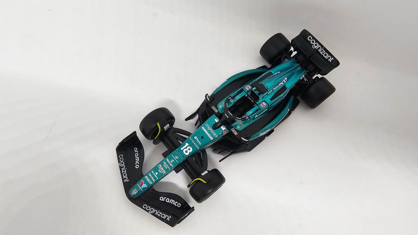 Aston Martin Cognizant Formula 1 Team AMR23 #18 Lance Stroll - 2023 - F1 Burago Escala 1/43