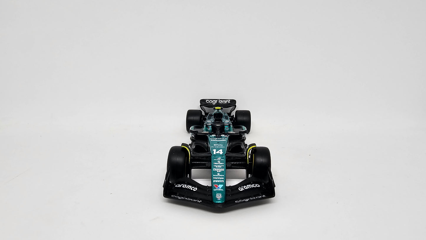Aston Martin Cognizant F1 Team AMR23 #14 Fernando Alonso - 2023 - F1 Burago Escala 1/43