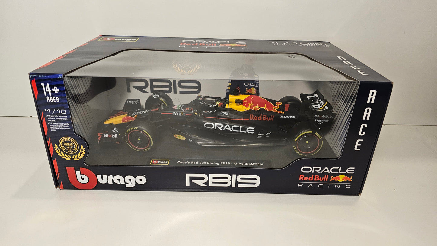 Red Bull Racing F1 RB19 #1 Max Verstappen 2023 - F1 Burago - Escala 1/18