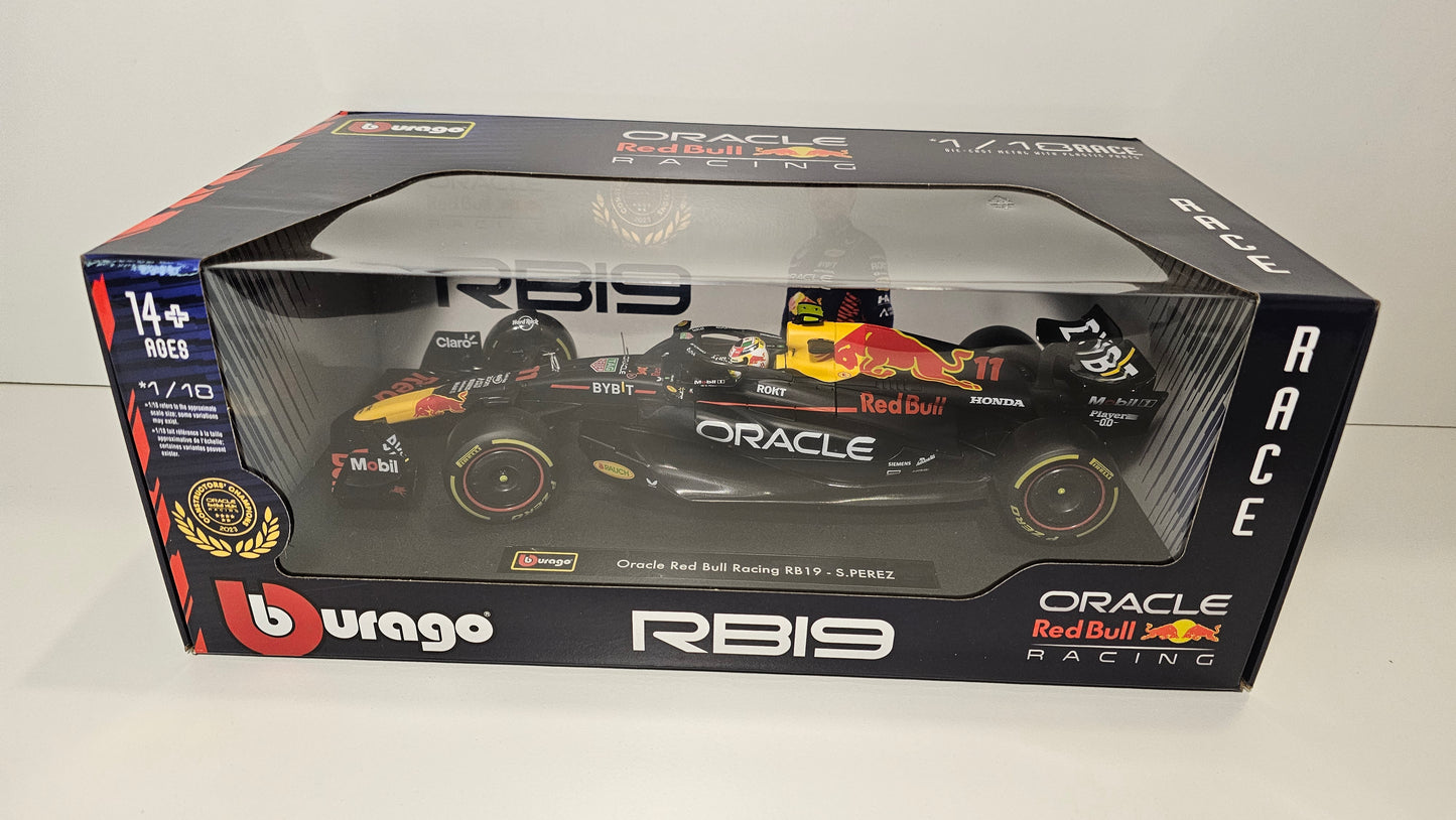 Red Bull Racing F1 RB19 #11 Sergio Perez 2023 - F1 Burago - Escala 1/18