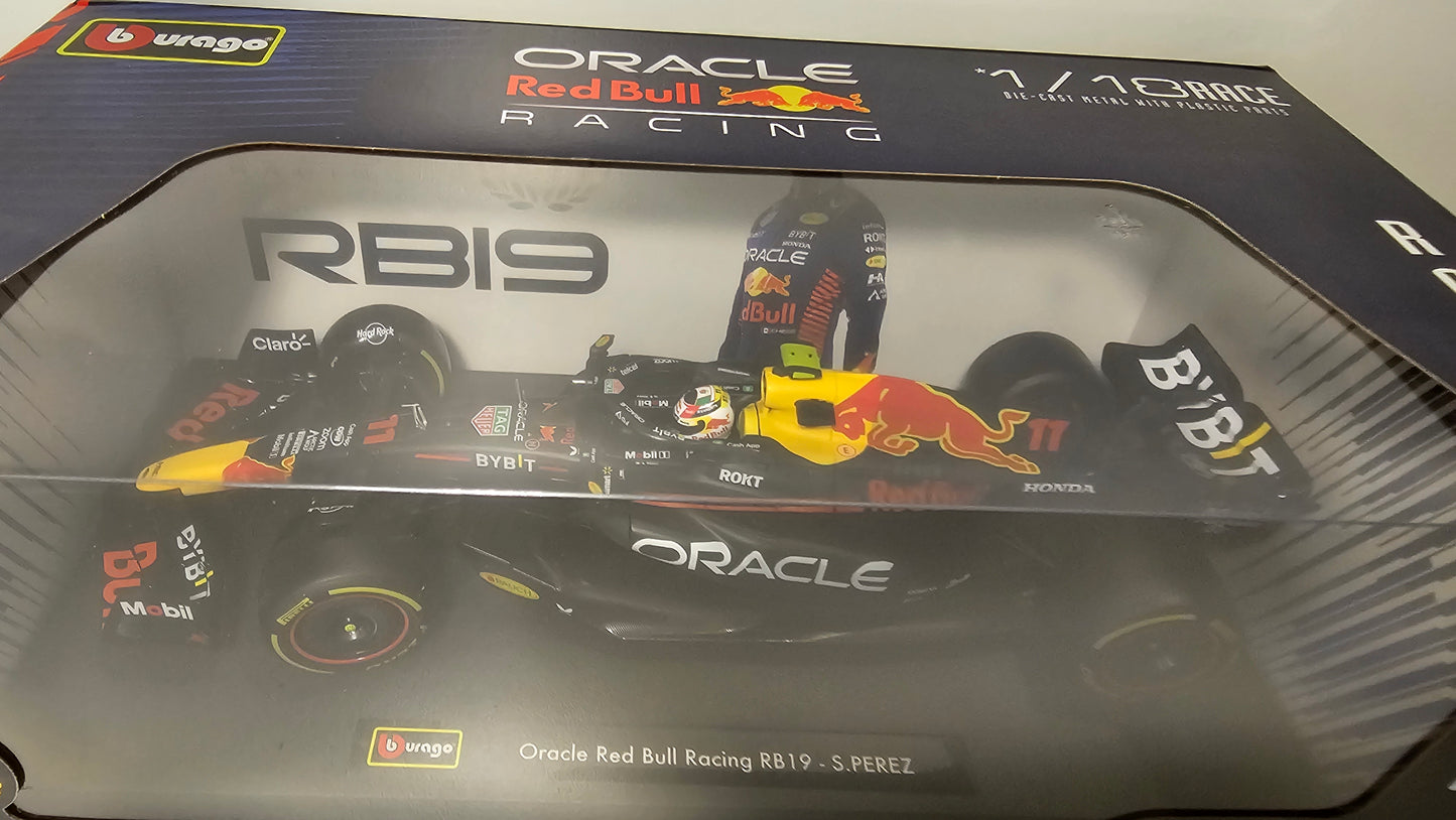 Red Bull Racing F1 RB19 #11 Sergio Perez 2023 - F1 Burago - Escala 1/18
