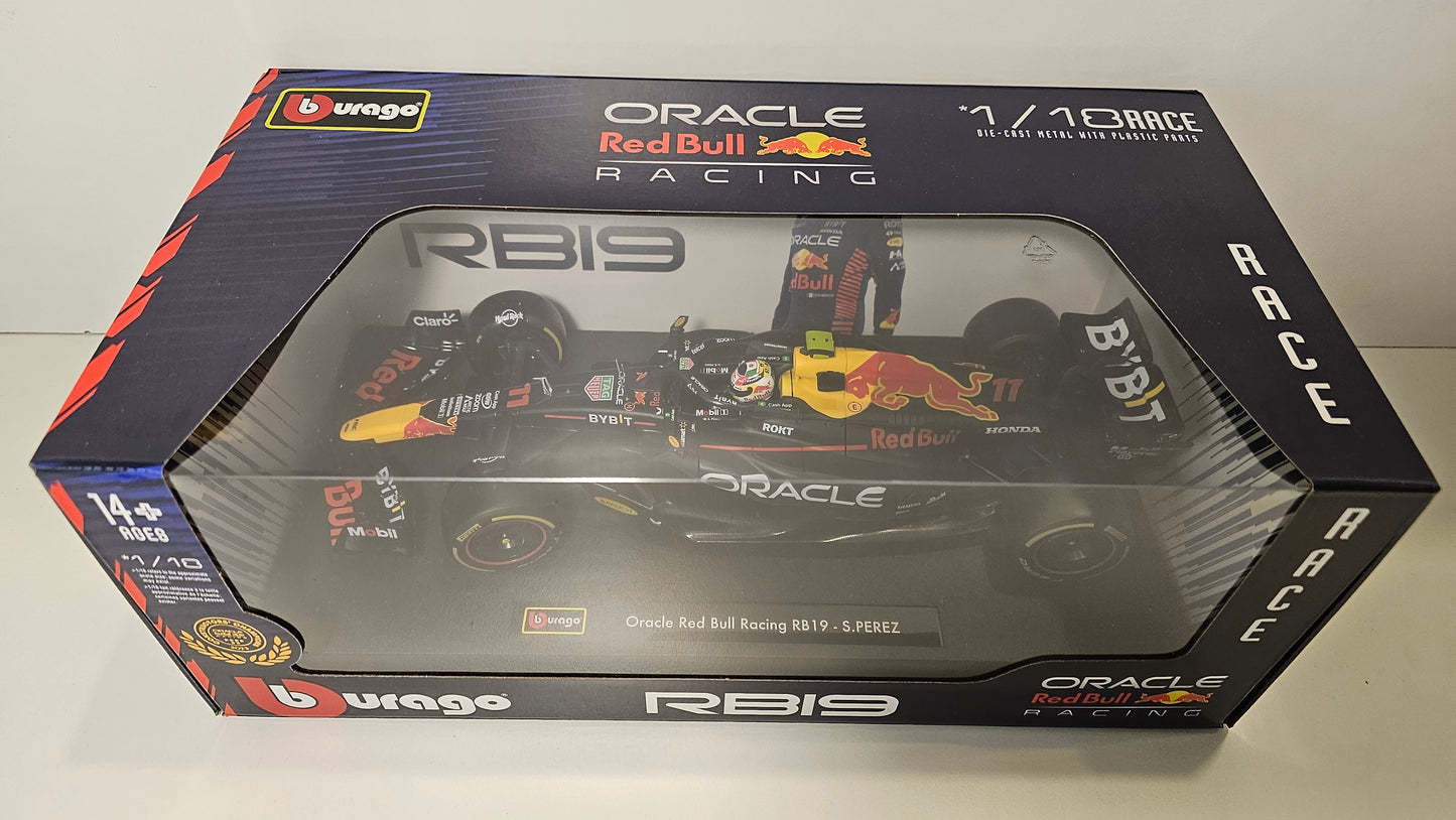Red Bull Racing F1 RB19 #11 Sergio Perez 2023 - F1 Burago - Escala 1/18