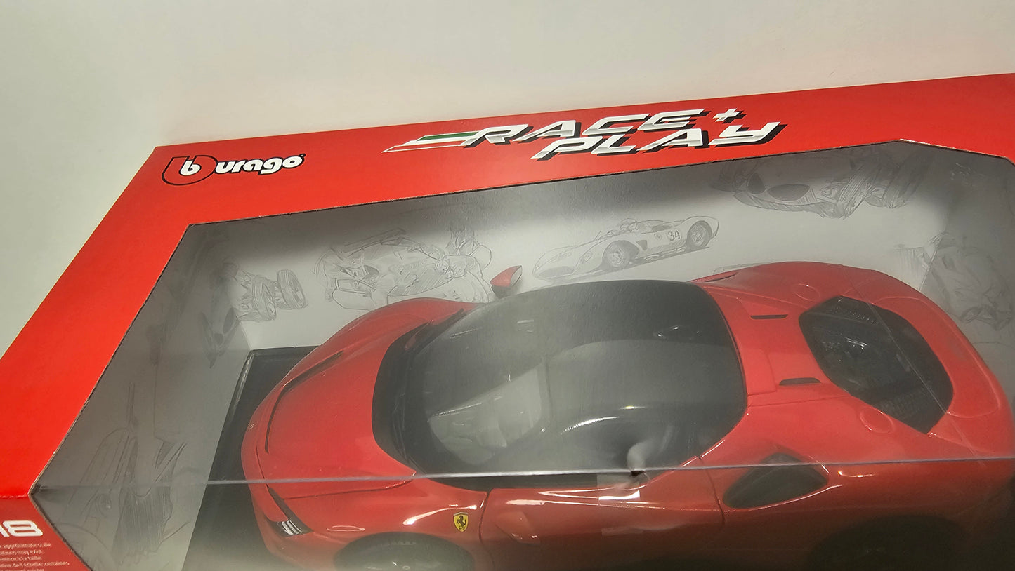 Ferrari SF90 Stradale - Escala 1/18 - Burago