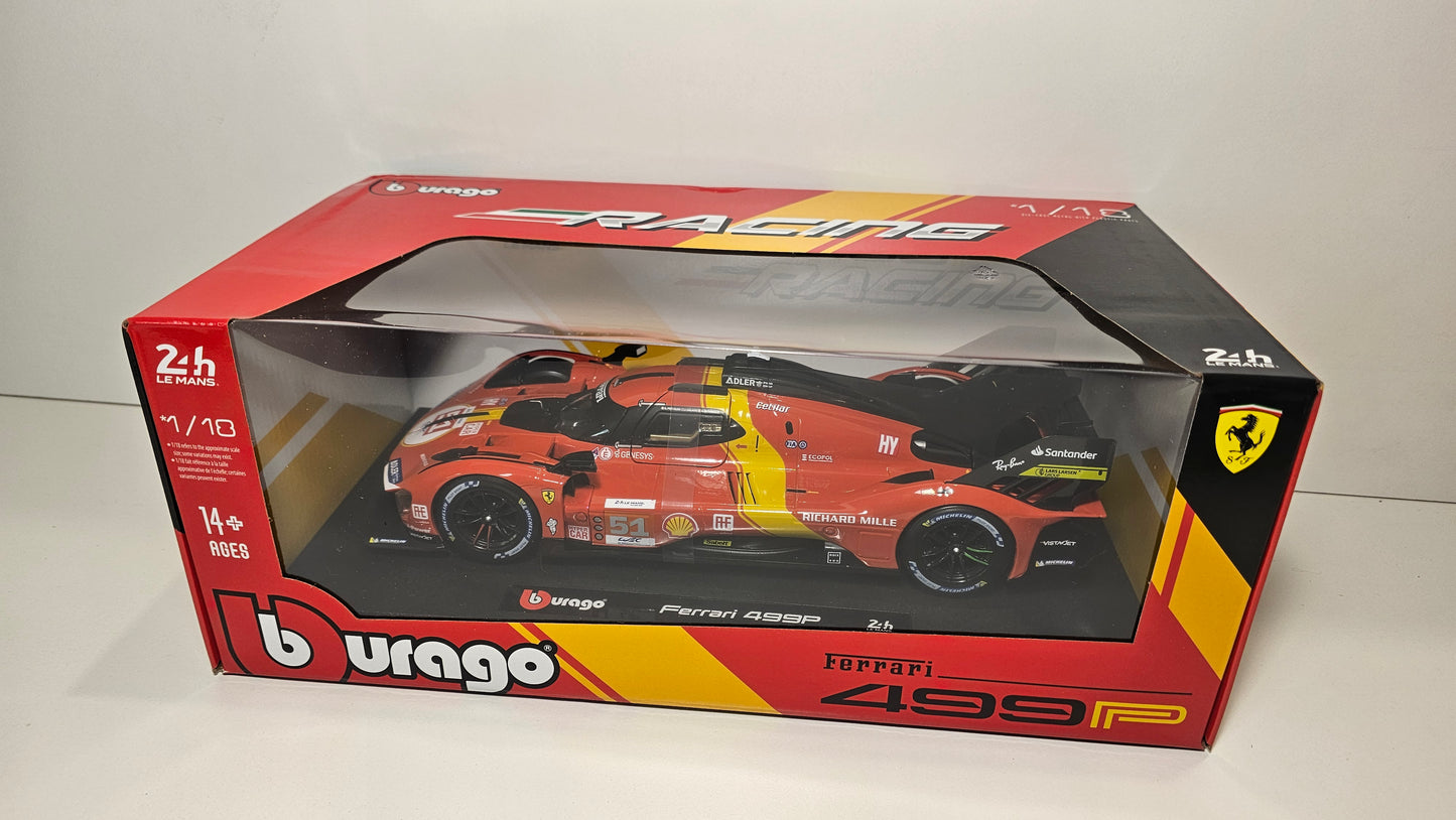 Ferrari 499P LE MANS - Escala 1/18 - Burago