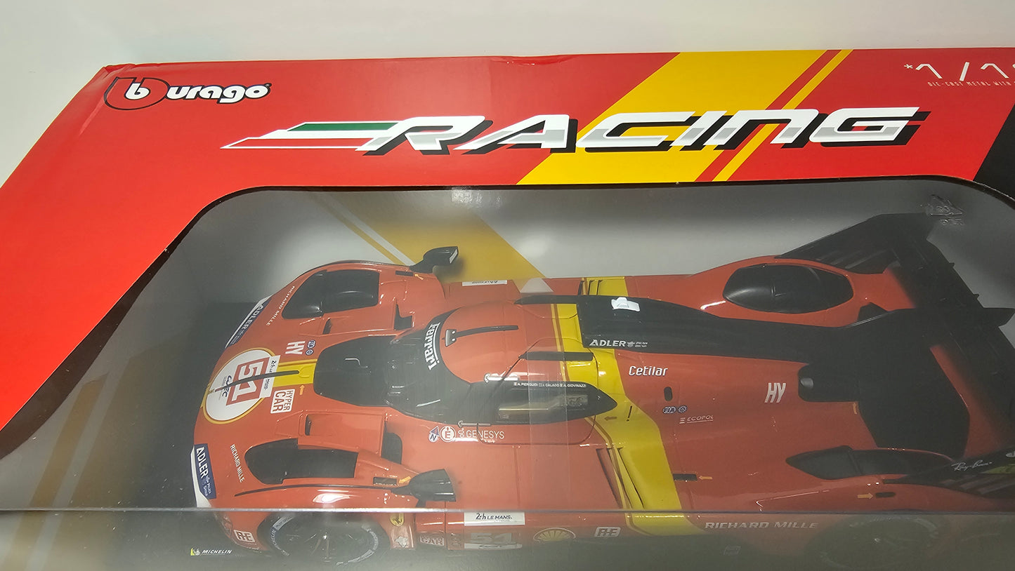 Ferrari 499P LE MANS - Escala 1/18 - Burago