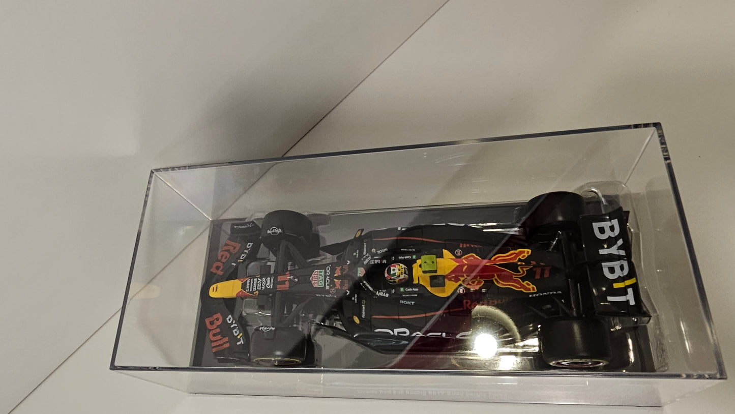 Red Bull Racing F1 RB19 #11 Sergio Perez 2023 - F1 Burago - Escala 1/24 c/acrílico
