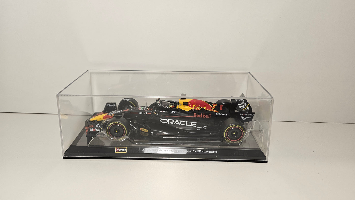 Red Bull Racing F1 RB19 #1 Max Verstappen 2023 - F1 Burago - Escala 1/24 c/acrílico